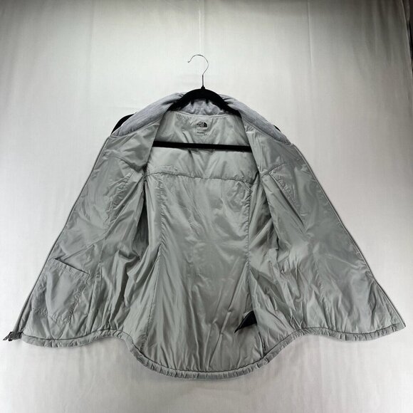 The North Face Jacket Womens Size S Pseudio Vest Puffer Full Zip Heather Gray - Picture 2 of 9